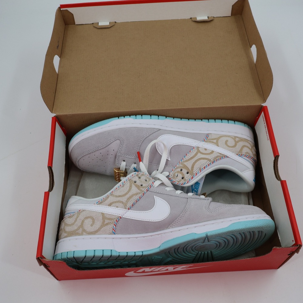 Nike Dunk Low Retro SE Mens 12 Iris Whisper Barbershop Grey DH7614-500 - Picture 13 of 15